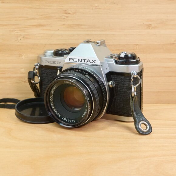 Pentax ME F 35mm SLR Film Camera, with Pentax M 50mm F2 Lens, Made in Japan - Picture 1 of 9